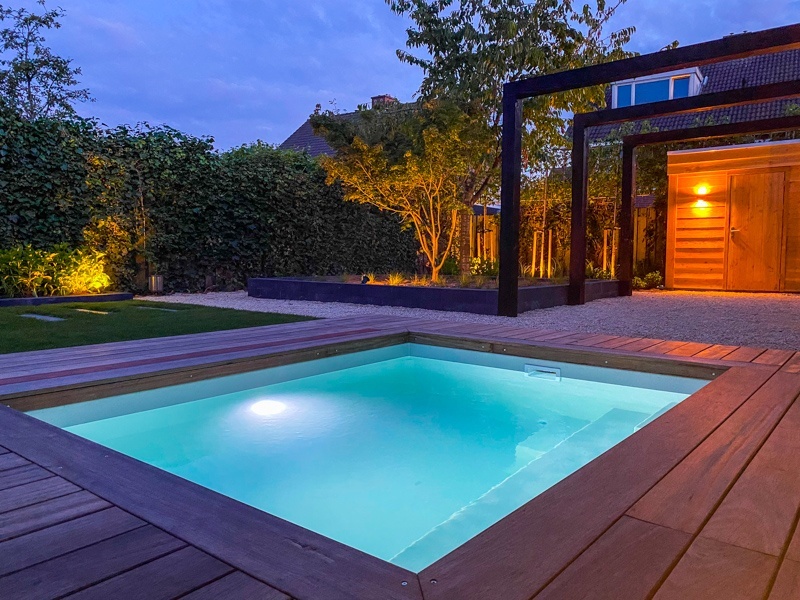 verlichting plunge pool