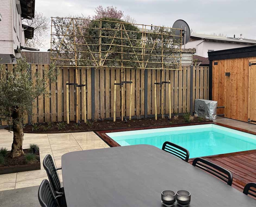 plunge pool planten tuin hovenier empel