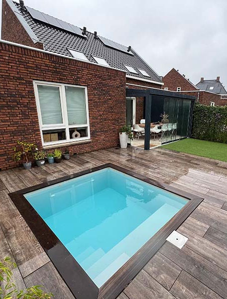 planten voor naast plunge pool